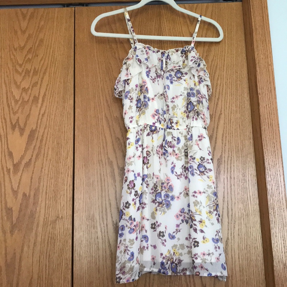 2/$15 Cream Floral Dress